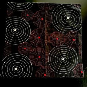 Linen Abstract Print Throw Pillowcase NWOT